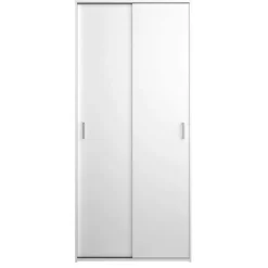 Guardaroba in legno bianco 77x175h cm - Cindy