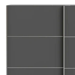 Guardaroba in legno grigio e bianco 182x201h cm - Accadia