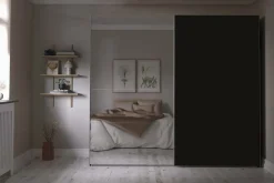 Guardaroba in legno nero 250x218h cm - Acciano