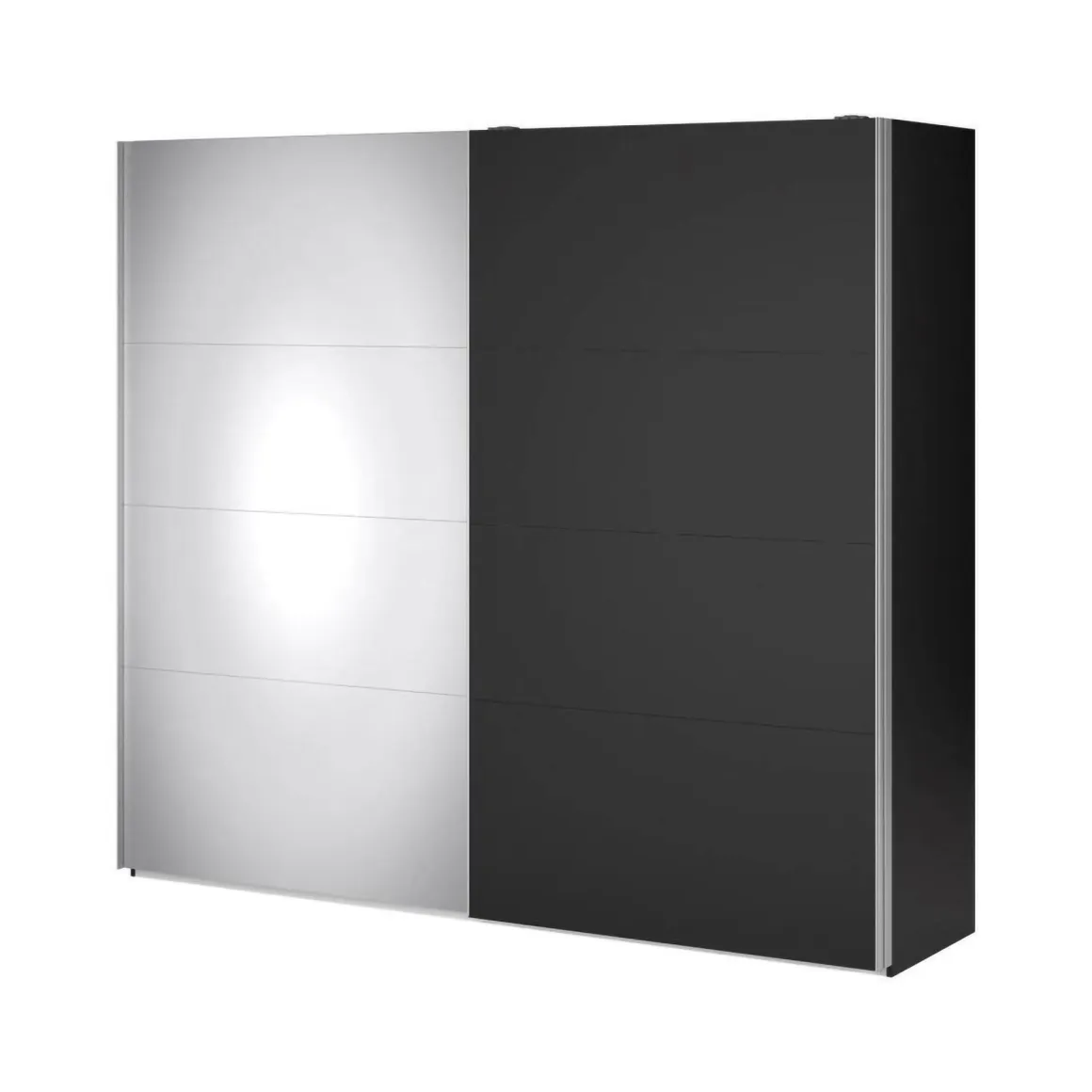 Guardaroba in legno nero 250x218h cm - Acciano