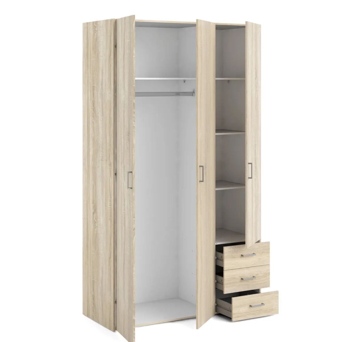 Guardaroba in legno quercia 115x200h cm - Aquilone