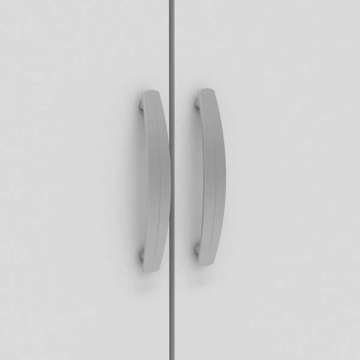 Guardaroba 2 Ante > Dmora Guardaroba in legno rovere e bianco opaco 79x165h cm - Barge Bianco Opaco, Marrone Rovere