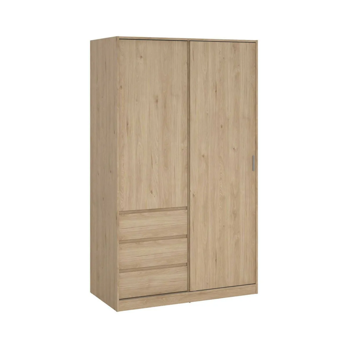 Guardaroba 2 Ante > Dmora Guardaroba in legno rovere 118x200h cm - Sanjose Marrone Rovere