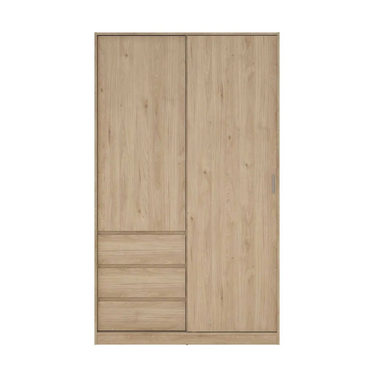 Guardaroba 2 Ante > Dmora Guardaroba in legno rovere 118x200h cm - Sanjose Marrone Rovere