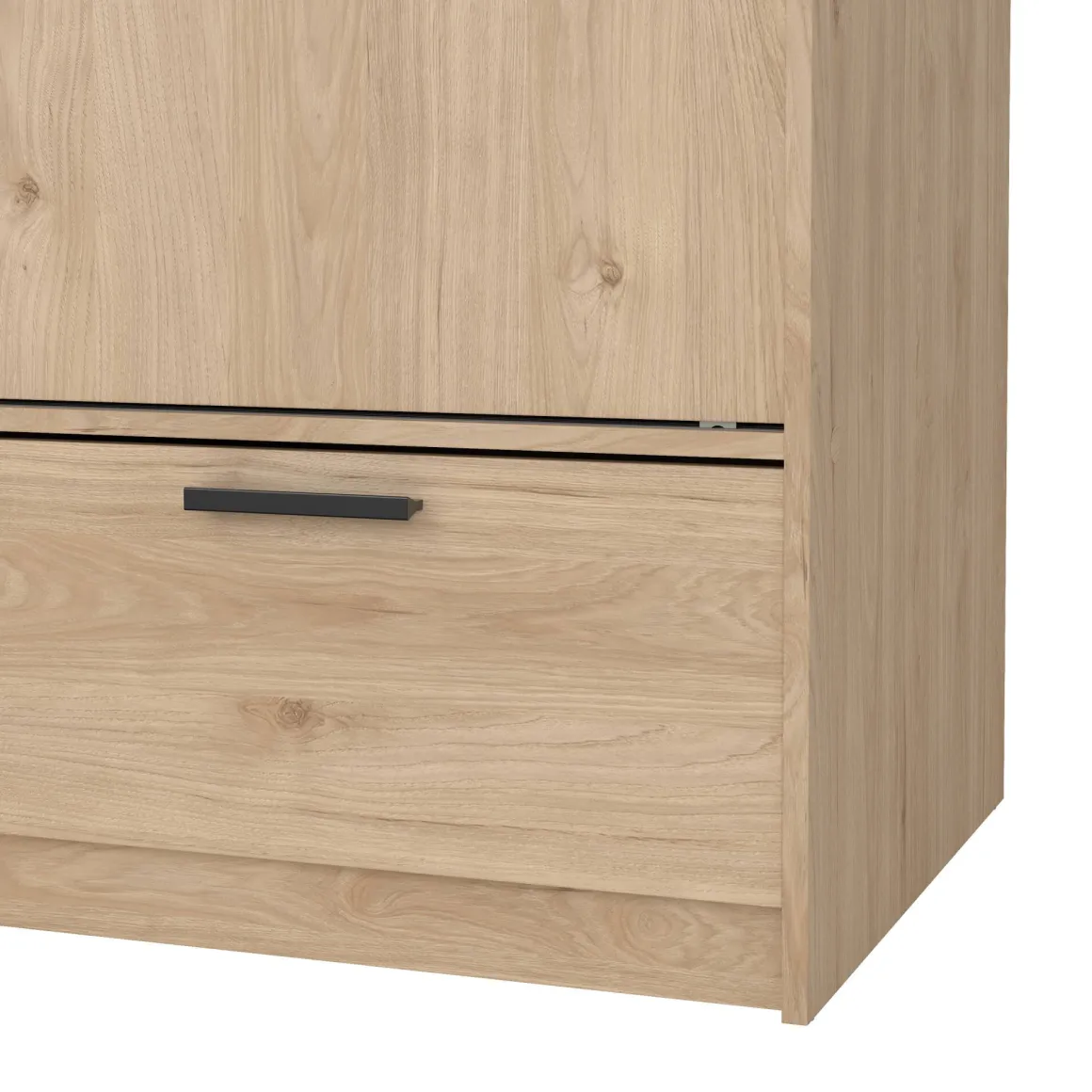 Guardaroba 3 Ante > Dmora Guardaroba in legno rovere 147x200h cm - Simeon Marrone Rovere