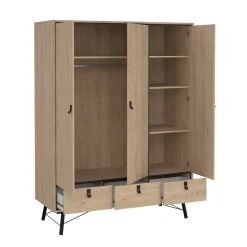 Guardaroba in legno rovere 150x200h cm - Virgil