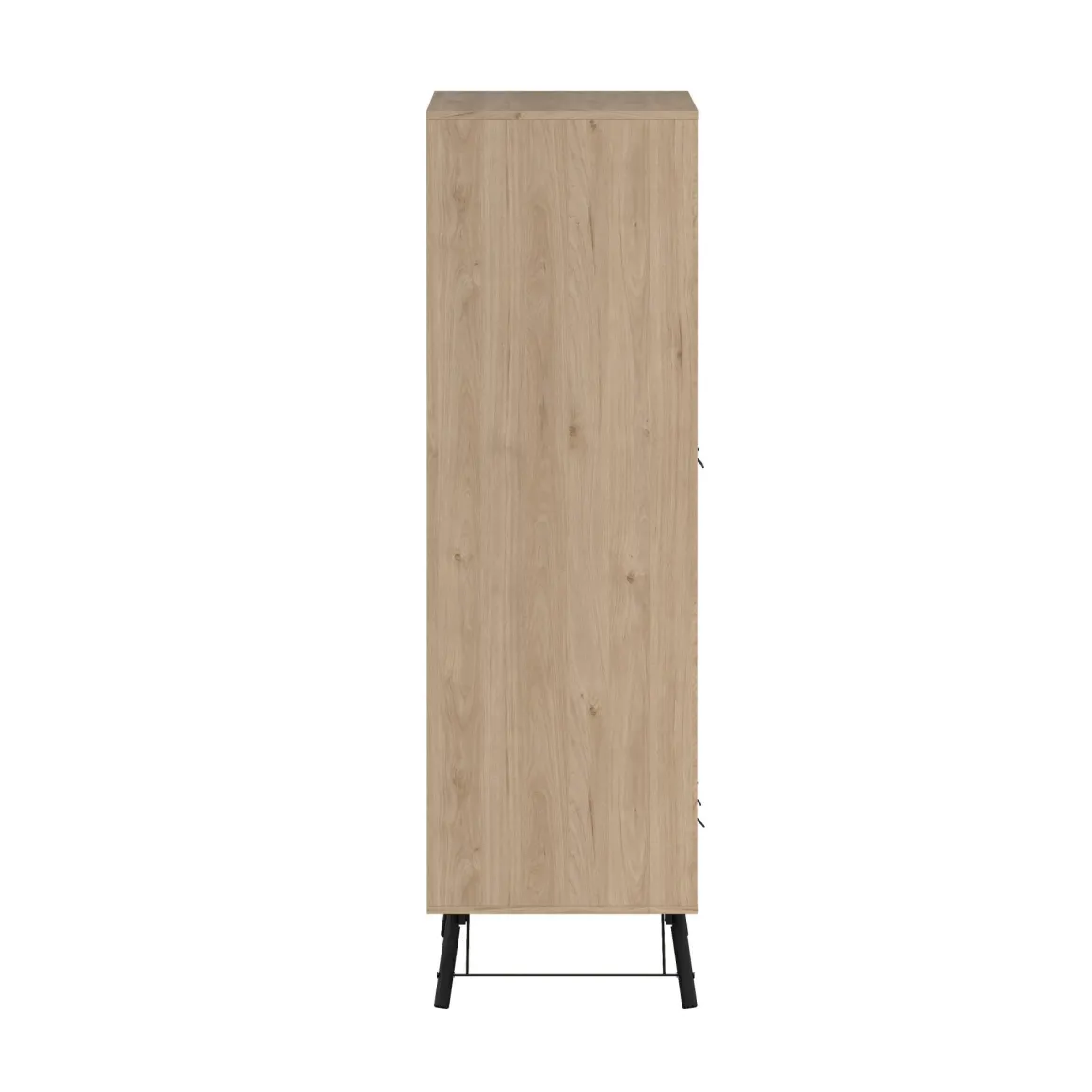 Altri Guardaroba > Dmora Guardaroba in legno rovere 195x200h cm - Epipola Marrone Rovere