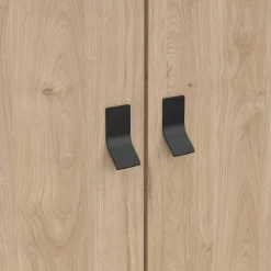 Altri Guardaroba > Dmora Guardaroba in legno rovere 195x200h cm - Epipola Marrone Rovere