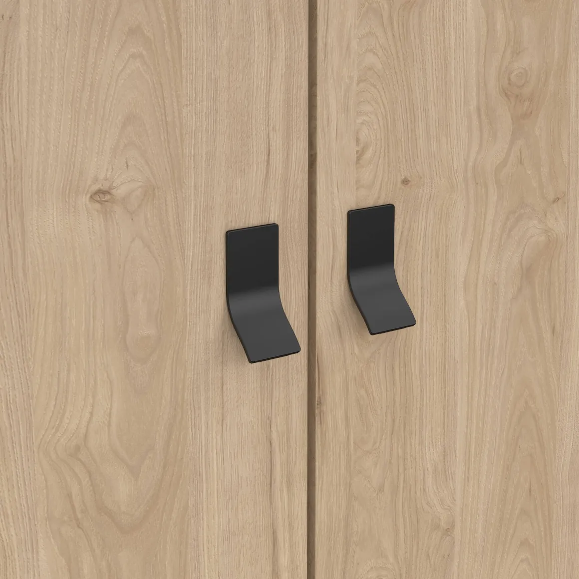 Altri Guardaroba > Dmora Guardaroba in legno rovere 195x200h cm - Epipola Marrone Rovere