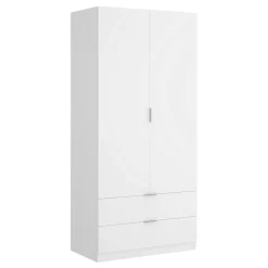 Guardaroba 2 Ante|Camera Da Letto > Dmora Guardaroba moderno 81x184h cm - Anya Bianco