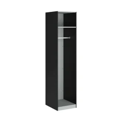 Altri Guardaroba > Dmora Guardaroba piccolo 1 ripiano 58x218h cm - Kaihime Nero