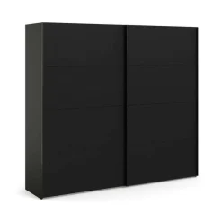 Guardaroba 10 ripiani nero 242x220h cm - Kauri