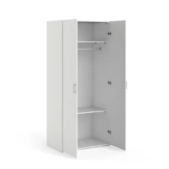 Guardaroba salvaspazio bianco 77x175h cm - Danny