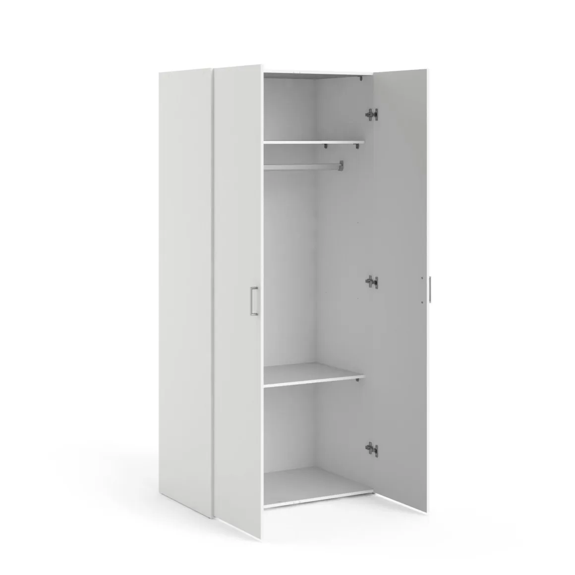 Guardaroba salvaspazio bianco 77x175h cm - Danny