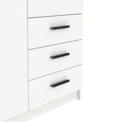 Guardaroba salvaspazio bianco 98x200h cm - Sultani