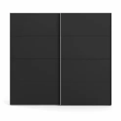 Guardaroba salvaspazio bianco e nero 242x220h cm - Kauri