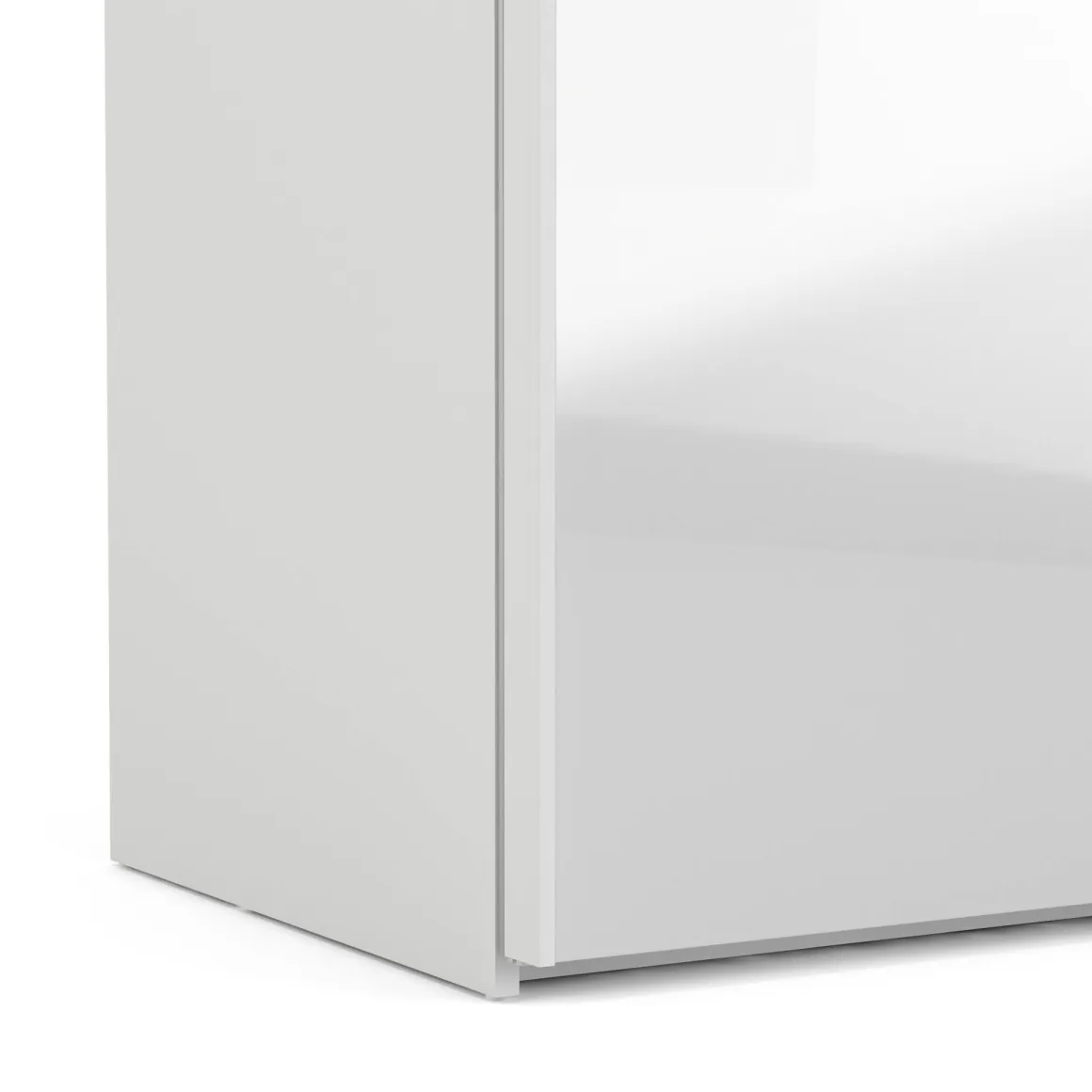 Guardaroba 2 Ante|Camera Da Letto > Dmora Guardaroba salvaspazio 150x200h cm - Opi Bianco Lucido
