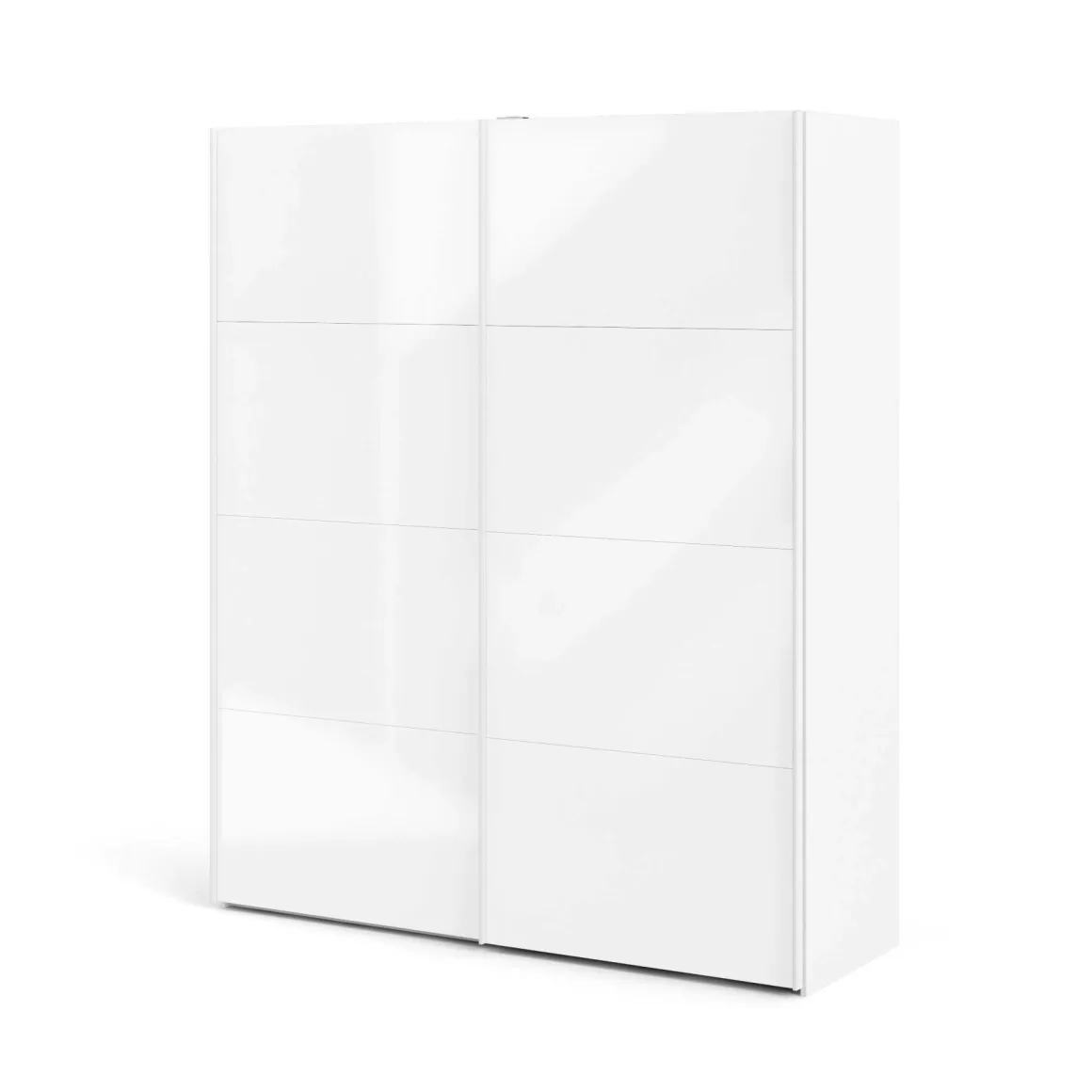 Guardaroba salvaspazio bianco lucido 182x220h cm - Portlouis