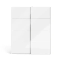 Guardaroba salvaspazio bianco lucido 182x220h cm - Portlouis