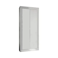 Guardaroba salvaspazio bianco lucido 78x185h cm - Contea