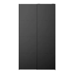 Guardaroba salvaspazio nero 122x220h cm - Severin