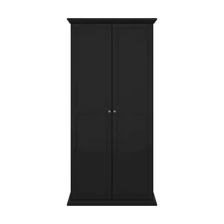 Guardaroba salvaspazio nero 95x200h cm - Darby