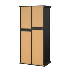 Guardaroba salvaspazio nero 95x200h cm - Darby