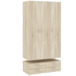 Guardaroba salvaspazio rovere 110x214h cm - Randazzo