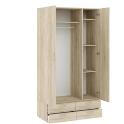 Guardaroba salvaspazio rovere 110x214h cm - Randazzo