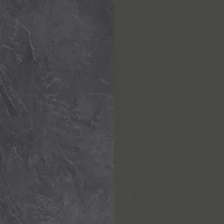 Cucina|Mobili Dispensa > Dmora Isola cucina economica 125x90x90h cm antracite e ardesia - Analiza Grigio Ardesia, Nero Antracite