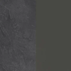 Isola cucina grande multifunzione 160x90x90h cm antracite e ardesia - Abern