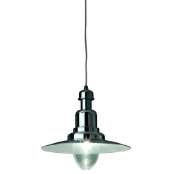 Lampada a sospensione, Lampadario, Luminare sospeso, Lampada a pendente, 40x40h68 cm, Trasparente