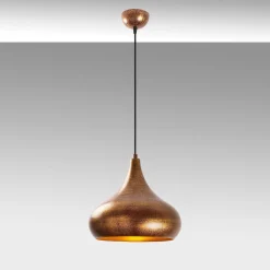 Lampada a Sospensione Marrone Rame 942flg1316 - Ricco