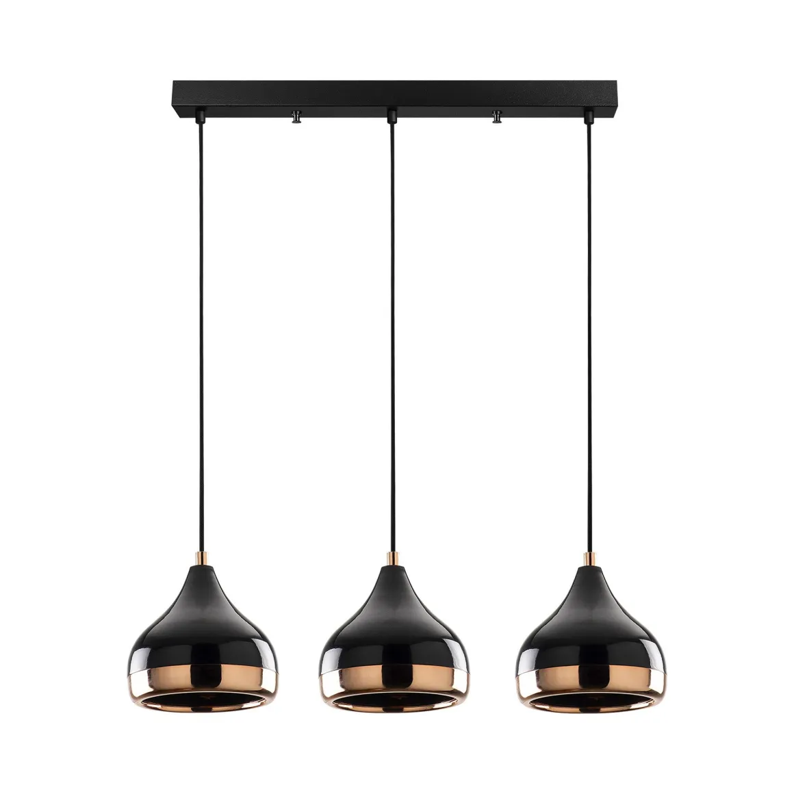 Lampada a Sospensione Nero Marrone Rame 892opv1758 Colore Struttura Marrone - Vernate