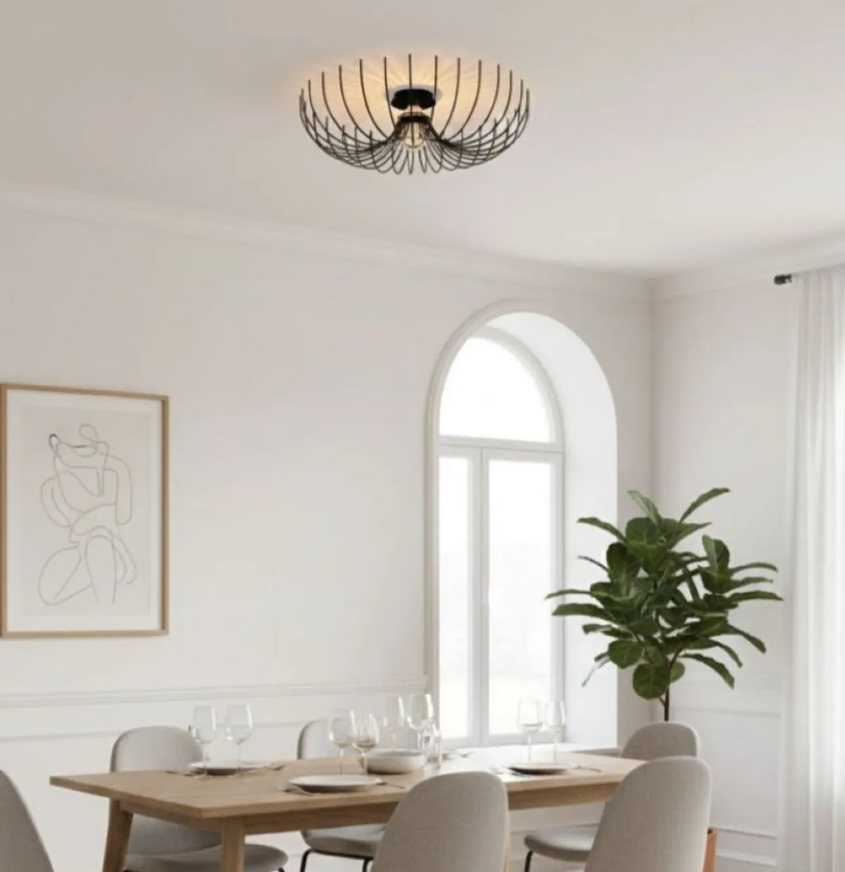 Lampade A Sospensione > Dmora Lampada a Sospensione 525nor1294 - Sepino Nero