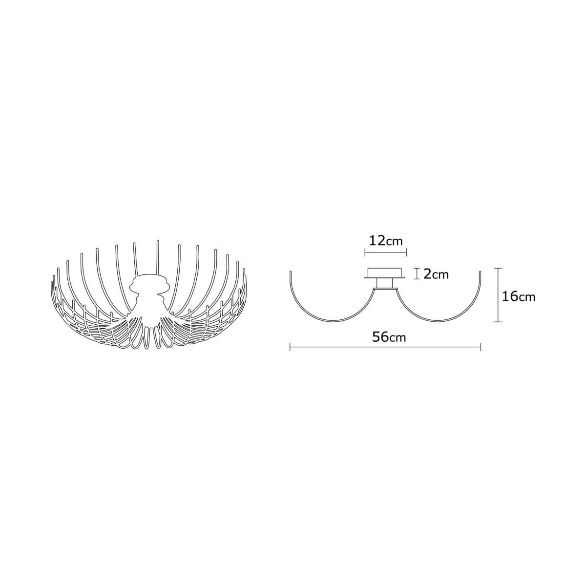 Lampade A Sospensione > Dmora Lampada a Sospensione 525nor1294 - Sepino Nero