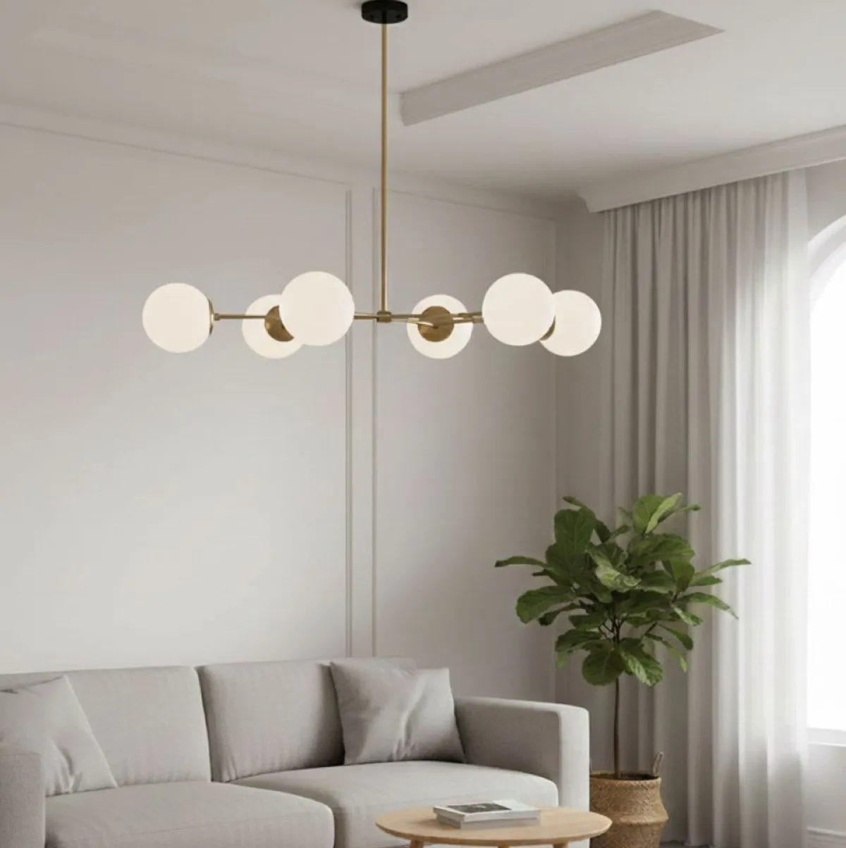 Lampade A Sospensione > Dmora Lampada a Sospensione oro Bianco 892opv1639 Colore Struttura Bianco - Toano Bianco, Oro