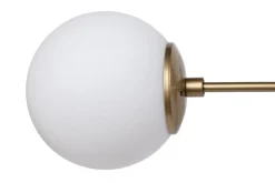 Lampade A Sospensione > Dmora Lampada a Sospensione oro Bianco 892opv1639 Colore Struttura Bianco - Toano Bianco, Oro