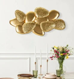 Lampada da parete Castrocaro, 60x11 h31 cm, Oro