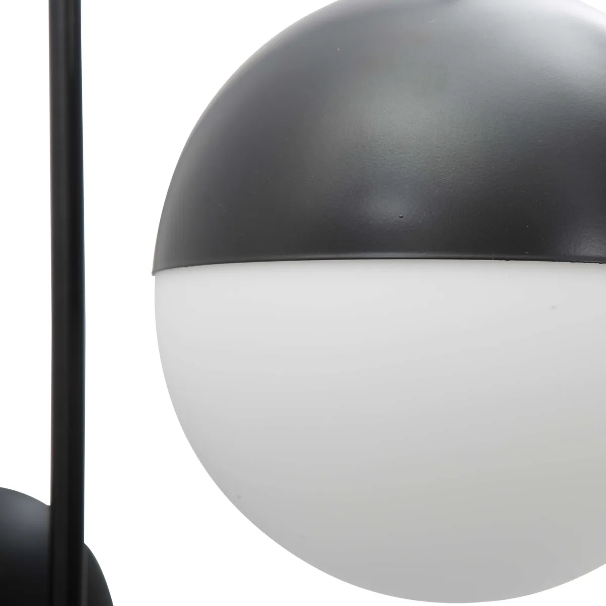 Lampade Da Parete > Dmora Lampada da Parete Nero Bianco Necessaria 1 Lampadina Attacco e14, Indoor - Haines Bianco, Nero