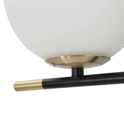 Lampada da Parete Nero oro Necessarie 2 Lampadine Attacco e14, Indoor - Valpar