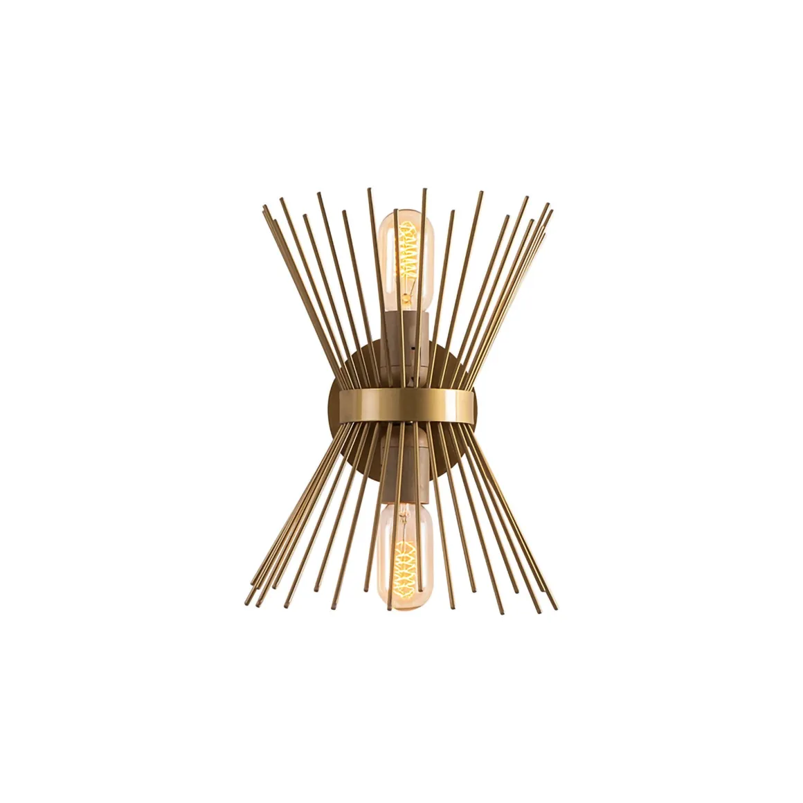 Lampada da Parete oro Attacco e 27 max 40 w Indoor, Materiale Aplique in Metallo - Catola