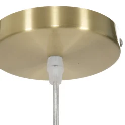 Lampade Da Soffitto > Dmora Lampada da Soffitto oro Bianco Necessarie 4 Lampadine Colore Struttura Bianco, Materiale Struttura in Vetro - Dariniti Bianco, Oro