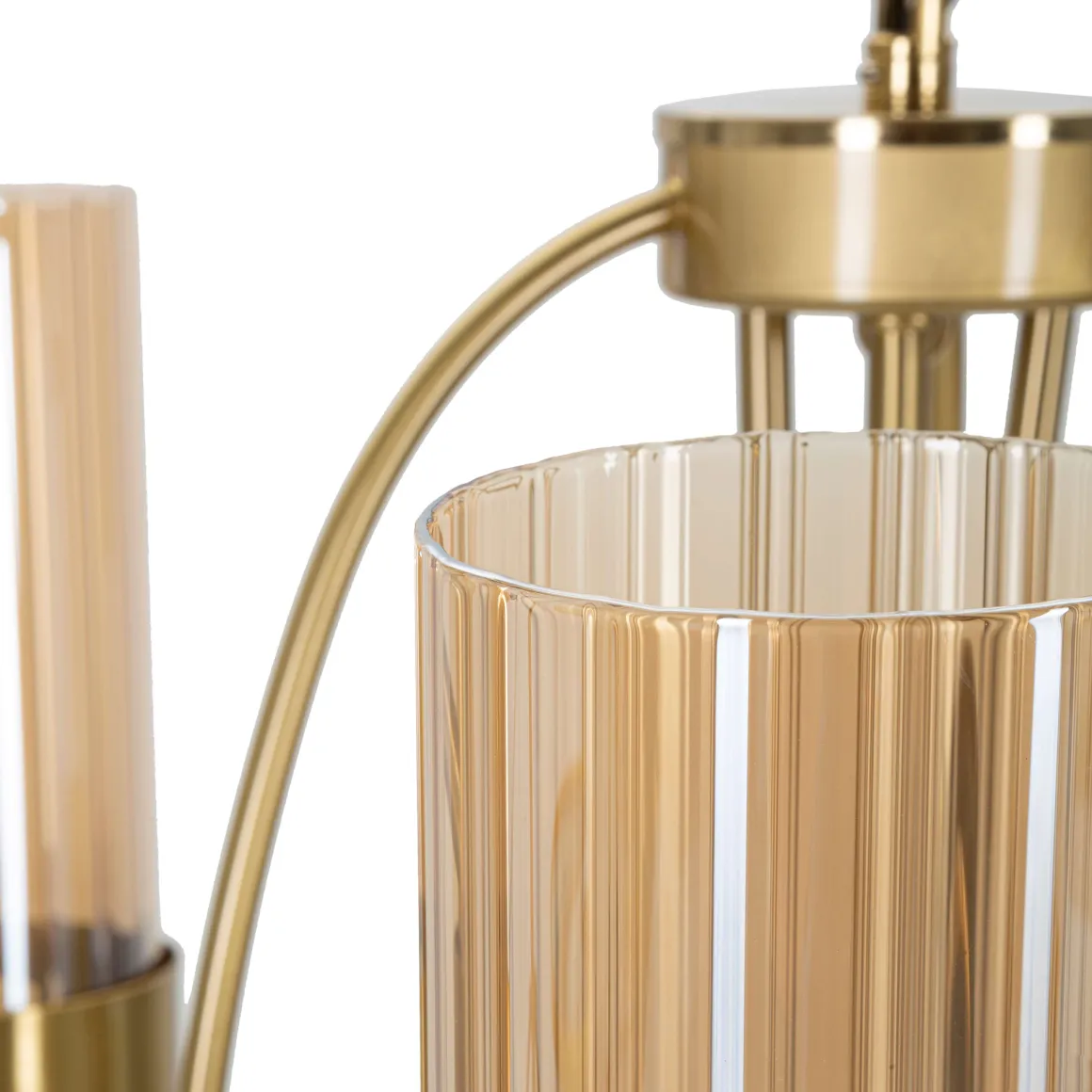 Lampada da Soffitto oro Necessarie 3 Lampadine Materiale Struttura in Vetro, - Darona