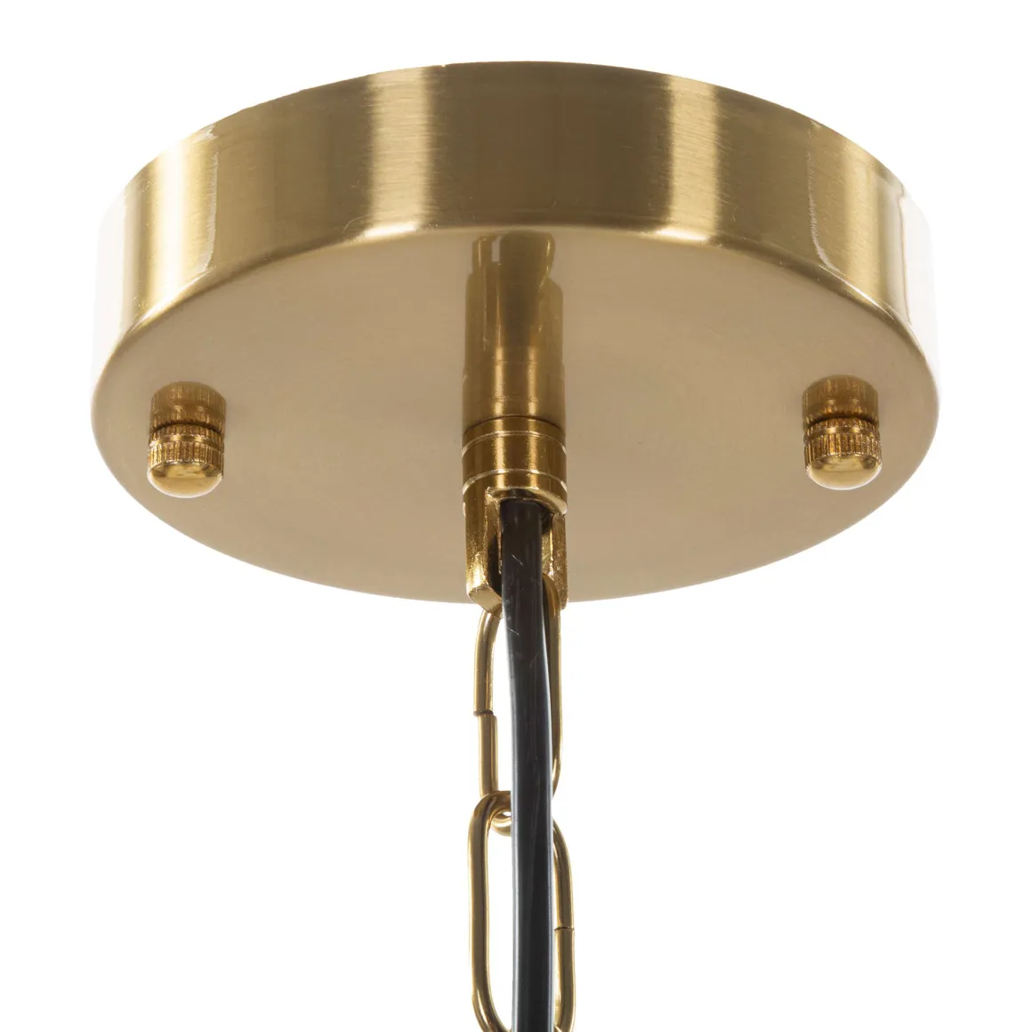 Lampada da Soffitto oro Necessarie 3 Lampadine Materiale Struttura in Vetro, - Darona