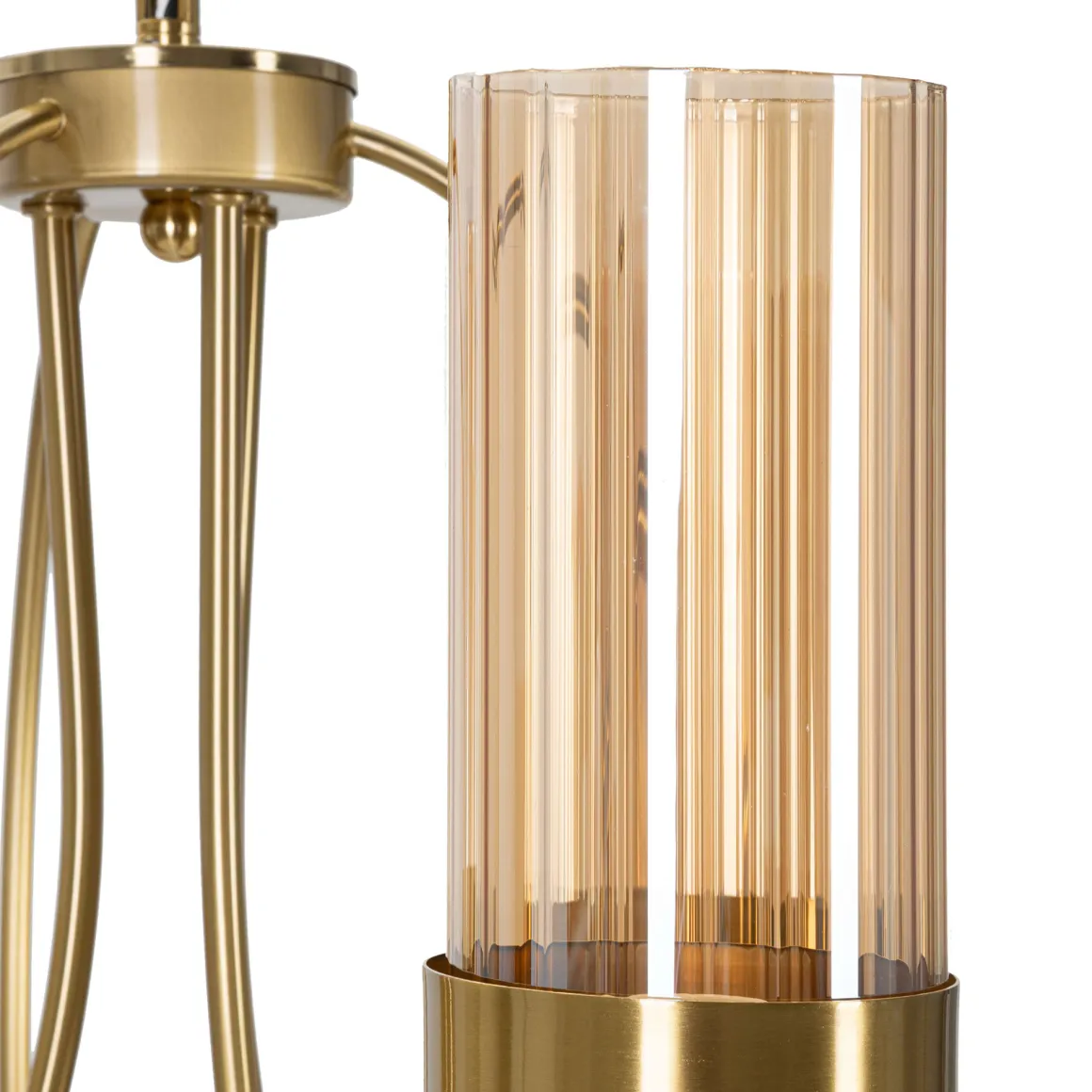Lampada da Soffitto oro Necessarie 3 Lampadine Materiale Struttura in Vetro, - Darona