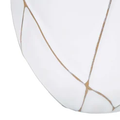 Lampada da Tavolo Bianco Beige Necessaria 1 Lampadina Attacco e27, Paralume - Baha