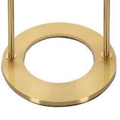 Lampada da Tavolo Bianco Opaco oro Necessaria 1 Lampadina Attacco e14, Interruttore Manuale - Andong