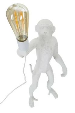 Lampade Da Tavolo > Dmora Lampada da tavolo Piet, 26x34 h55 cm, Bianco