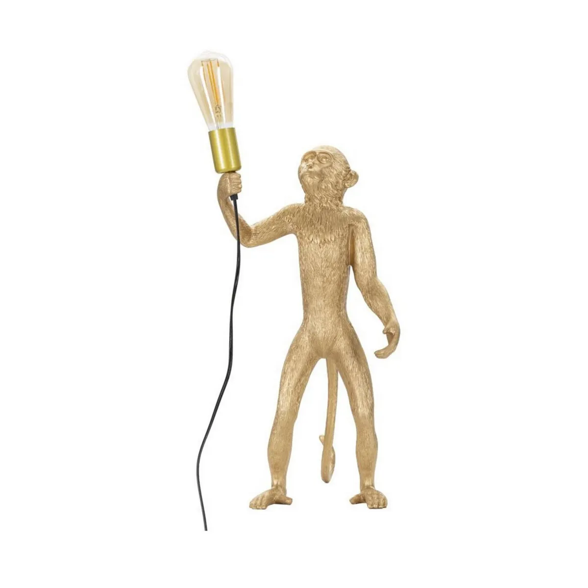 Lampade Da Tavolo > Dmora Lampada da tavolo Piet, 26x34 h55 cm, Oro